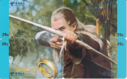 PUZZLE DE 4 TARJETAS DE CHINA DE EL SEÑOR DE LOS ANILLOS (LORD OF THE RINGS) - Kino