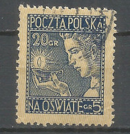 Poland 1927 Year, Used Stamp - Gebruikt