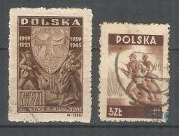 Poland 1948 Year , Used Stamps Mi.# 437-38 - Oblitérés