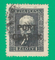 Poland  Port Gdansk 1929 Year , Used Stamp Michel # 23 - Occupazioni