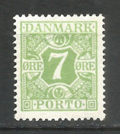 Denmark 1921 Year Mint Stamp - Strafport