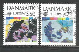 Denmark 1991 Year Used Stamps  Europa Cept - Usado