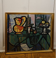 D'après PICASSO Tapisserie Canevas Nature Morte à La Cruche - Cadre 84 Par 70 Cm - Tapijten