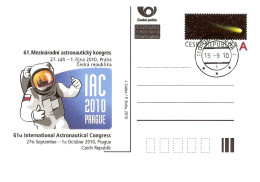 CDV 132 Czech Republic Astronautical Congress 2010 - Cartes Postales
