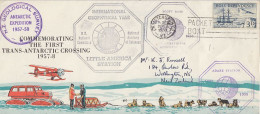 Ross Dependency NZ Antarctic Research Expedition Cape Hallet IGY Ca FEB 1958 (RO173) - Lettres & Documents