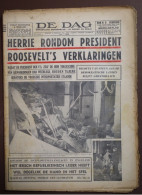 DE DAG  ZONDAG 5 FEBRUARI 1939. - HERRIE RONDOM PRESIDENT ROOSEVELT'S VERKLARINGEN  ZIE AFBEELDINGEN - Algemene Informatie