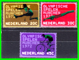 PAISES BAJOS ( EUROPA )  SERIE SELLOS AÑO 1972 0LIMPIADAS DE MUNCHEN - Unused Stamps