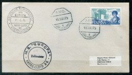 SPANIEN - Schiffspost, Navire, Paquebot, Ship Letter, Stempel AMB 4 BARNA-P.MALLORCA + Cachet MS EUROPA - Lettres & Documents