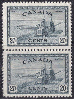 Canada 1946 Sc 271 Mi 238 Yt 222 Pair MNH** - Ongebruikt