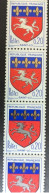 64** Saint Lô 20c Armoirie 1510 Roulette De 11 Timbres Avec 1 N° Rouge - Coil Stamps