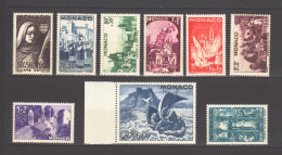 Monaco N° 265/73**, Superbes - Unused Stamps