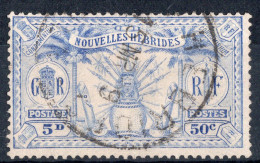 Nouvelles HEBRIDES Timbre-poste N°86 Oblitété TB Cote : 2€00 - Usati