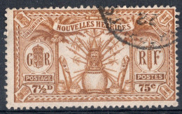 Nouvelles HEBRIDES Timbre-poste N°87 Oblitété TB Cote : 2€75 - Oblitérés