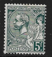 Monaco N°47* Vert-gris Foncé. Cote 30€ - Nuevos