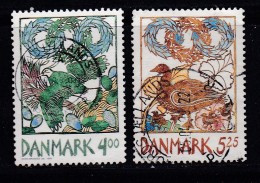 DENMARK, 1999, Used Stamp(s), Spring, MI 1207-1208, #10246, Complete - Oblitérés