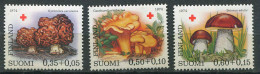 Finlande  ** N° 717 à 719 - Champignons - Croix Rouge - Ungebraucht