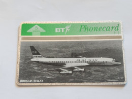 United Kingdom-(BTG-439)-Air New Zealand-(2)-Douglas-(371)(5units)(405K37081)(tirage-1.000)-price Cataloge-8.00£-mint - BT Allgemeine