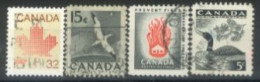 CANADA - 1953/81, DIFFERENT ISSUES STAMPS SET OF 4, USED. - Gebruikt