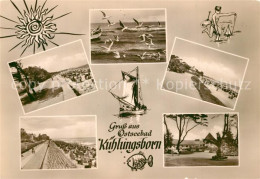 73551282 Kuehlungsborn Ostseebad Strand Promenade Teilansichten Kuehlungsborn Os - Kuehlungsborn