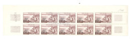 REUNION - CFA - Bloc De 10 Timbres Bords De Feuille Numéroté   . -  Yvert 341 - Unused Stamps