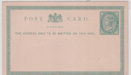 Jamaica Postal Stationery 1/2p Greeen Victoria Mint - Jamaïque (...-1961)