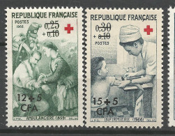 REUNION Croix Rouge N° 370 Et 371 NEUF** LUXE SANS CHARNIERE NI TRACE / Hingeless  / MNH - Nuevos