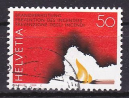 Switzerland, 1984, Publicity Issue/Fire Prevention, 50c, USED - Oblitérés