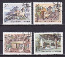 Liechtenstein, 1981, Gutenberg Castle, Set, CTO - Used Stamps