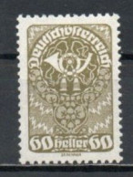 Austria, 1919, Posthorn/White Paper, 60h, MNH - Nuovi