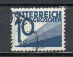 Austria, 1925, Numeral & Triangles, 10g, USED - Portomarken