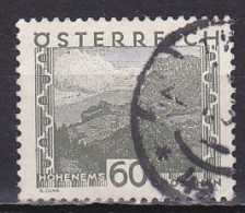 Austria, 1929, Landscapes Large Format/Hohenems, 60g, USED - Usados