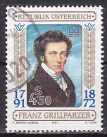 Austria, 1991, Franz Grillparzer, 4.50s, USED - Oblitérés