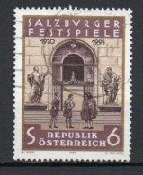 Austria, 1995, Salzburg Festival 75th Anniv, 6s, USED - Gebraucht