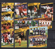 Tuvalu - Nanumaga 1986 Football Soccer World Cup Set Of 12 MNH - 1986 – Mexique