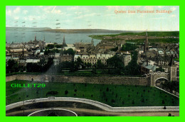 QUÉBEC - QUEBEC FROM PARLIAMENT BUILDINGS - ERREUR DE FRAPPE - CIRCULÉE EN 1908 - THE VALENTINE & SONS - - Québec - La Cité