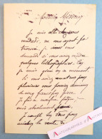 ● L.A.S 1903 Christiane WILLETTE Née Bastion Compagne Du Peintre Adolphe à M. Messien - L'Isle Adam - Lettre Autographe - Painters & Sculptors