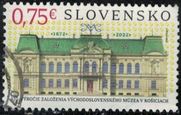 Slovaquie 2022 Oblitéré Used 150 Ans De La Fondation Du Musée Slave Oriental à Kosice Y&T SK 863 SU - Usados