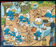 Belgie 2008 - OBP BL159° (3809/13) Smurfen - Fumetti