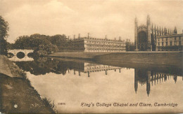 United Kingdom England Cambridge King's College Chapel And Clare - Cambridge