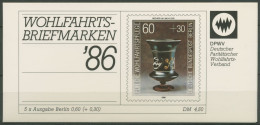 Berlin Der Paritätische DPW 1986 Markenheftchen (766) MH 2 Postfrisch (C60295) - Postzegelboekjes