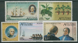 Aitutaki 1989 Entdeckung Von Aitutaki Durch Kapitän Bligh 648/52 Postfrisch - Aitutaki