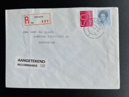 NETHERLANDS 1991 REGISTERED LETTER BERGUM TO AMSTERDAM 12-06-1991 NEDERLAND AANGETEKEND - Lettres & Documents