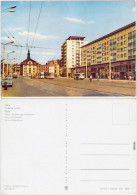 Gera Straße Der Republik, Straßenbahn, Heinrichstraße 1969  - Gera