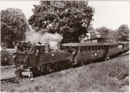 Radebeul Traditionsbahn Radeburg, Ausfahrt Aus Bahnhof Radeburg 1983 - Radebeul