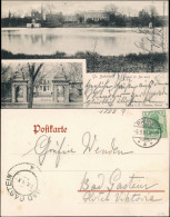 Ansichtskarte Groß Behnitz-Nauen 2 Bild Schloß, Fabrik 1904 - Nauen