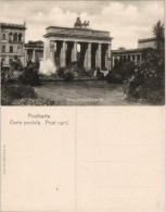 Ansichtskarte Mitte-Berlin Partie Am Brandenburger Tor 1920 - Porte De Brandebourg