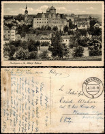 Ansichtskarte Zschopau Schloss Wildeck, Bahnlinie 1940  Gel. Feldpost Wk2# - Zschopau