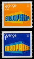 SCHWEDEN 1969 Nr 634A-635A Postfrisch X933B62 - Unused Stamps