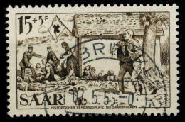 SAARLAND 1956 Nr 370 Zentrisch Gestempelt X79CB5E - Used Stamps