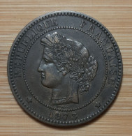 (N-0123) - IIIème République – 10 Centimes 1873 A, Paris - 10 Centimes